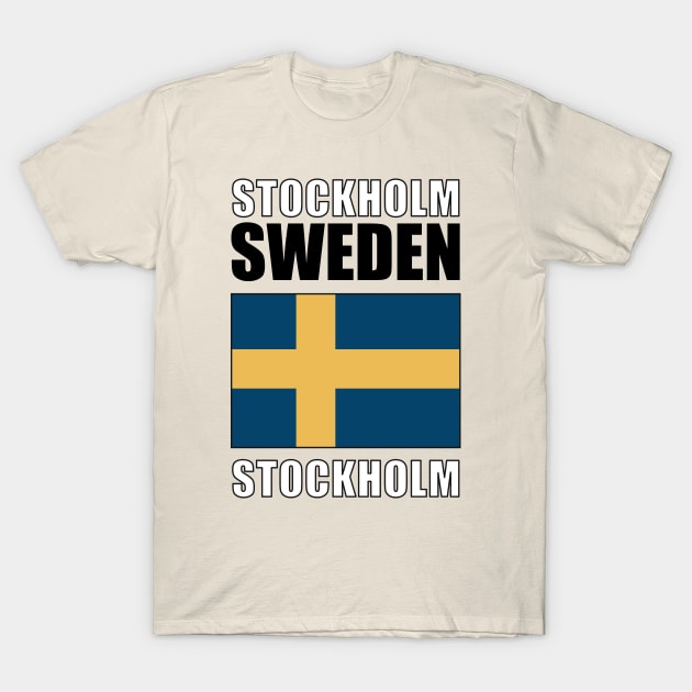 Flag of Sweden T-Shirt by KewaleeTee